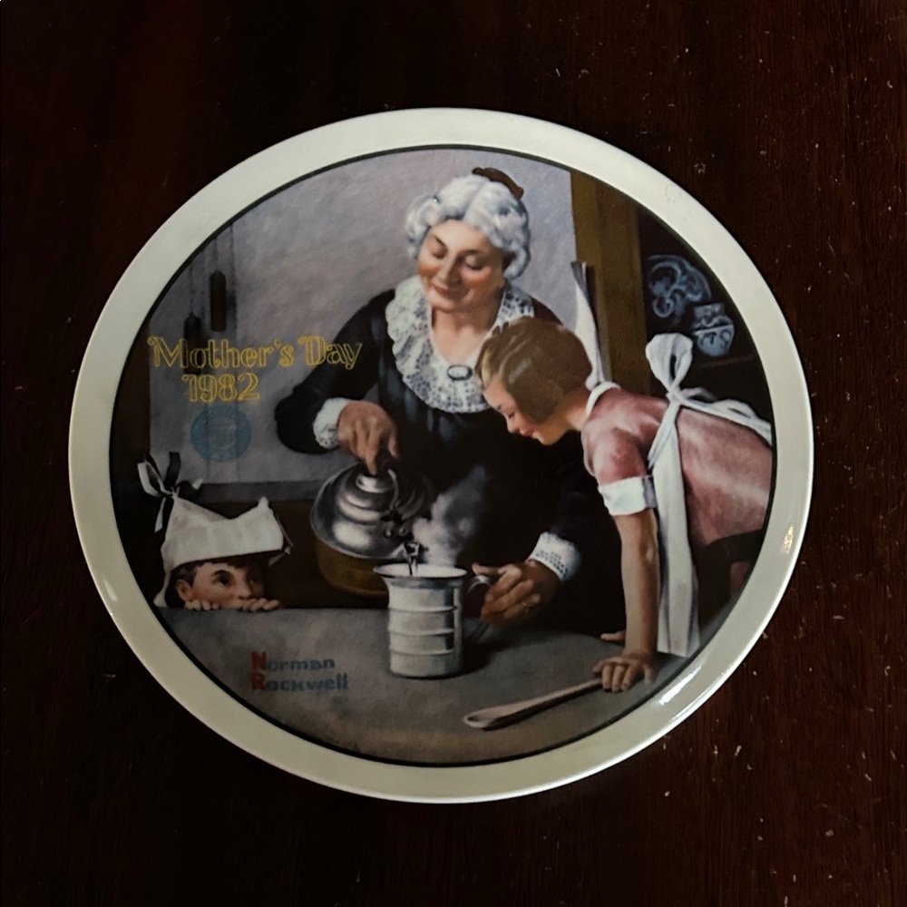 Knowles Norman Rockwell commemorative plate Plate number S607N EUC